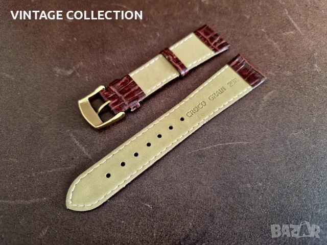 LONGINES Катарама Закопчалка с Кожена Каишка 20мм, снимка 3 - Каишки за часовници - 50421851