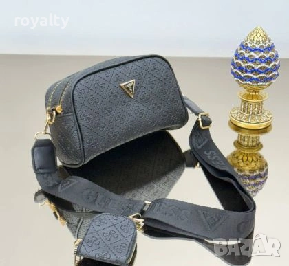 Guess Нова Дамска Кожена Чанта Гес 