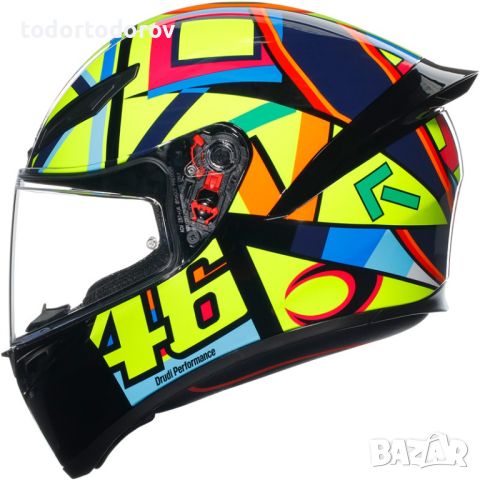 ТОП ЦЕНА Мото каска за мотор AGV K1 SOLEUNA TOP VR46,M-S 57см. NEW, снимка 2 - Аксесоари и консумативи - 46000080