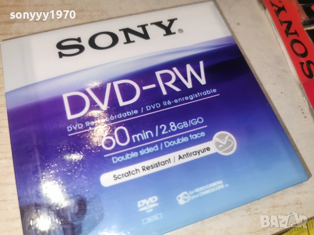 SONY DVD-RW 1БР ВНОС GERMANY 1904260935H1E3R, снимка 10 - DVD филми - 54242203