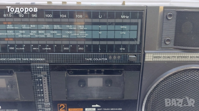 Hitachi TRK-W55E Stereo Cassette Recorder донор за части или проект, снимка 4 - Радиокасетофони, транзистори - 54245647