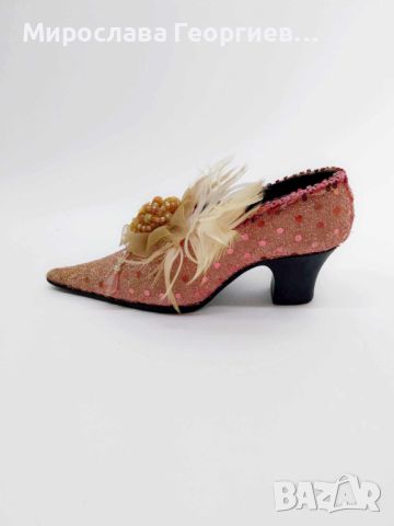 Винтидж красиви мини обувки касички, снимка 2 - Антикварни и старинни предмети - 45852102