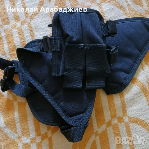 Продавам комбиниран през рамене кобур за носене през рамо на късоцевно оръжие. , снимка 2 - Бойно оръжие - 53882788