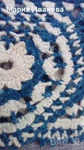 плетена дантела на една кука; на лента, снимка 5 - Декорация за дома - 53913621