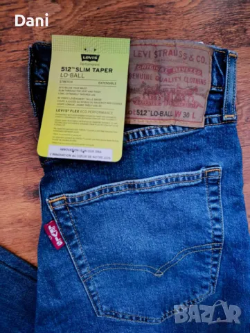 Levi's 512 Slim Taper Lo-Ball чисто нови дънки с етикет, снимка 2 - Дънки - 47357305