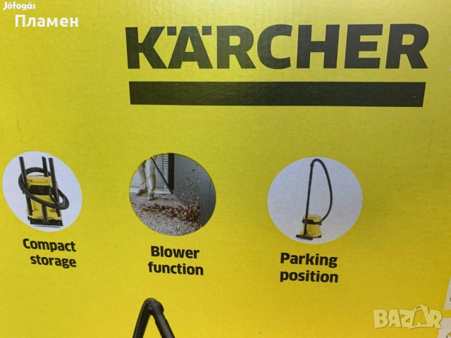 Мултифункционална прахосмукачка KARCHER WD 2 Plus сухо и мокро почиства, снимка 12 - Прахосмукачки - 37774306