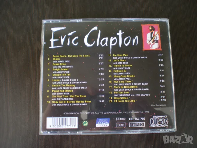 Eric Clapton ‎– The Best Of Eric Clapton CD, Compilation, снимка 3 - CD дискове - 49774766
