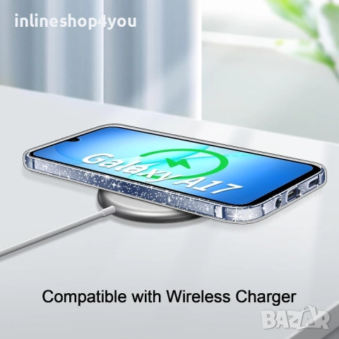 Блестящ Кейс Glitter Case за Samsung Galaxy A17, снимка 4 - Калъфи, кейсове - 51703438