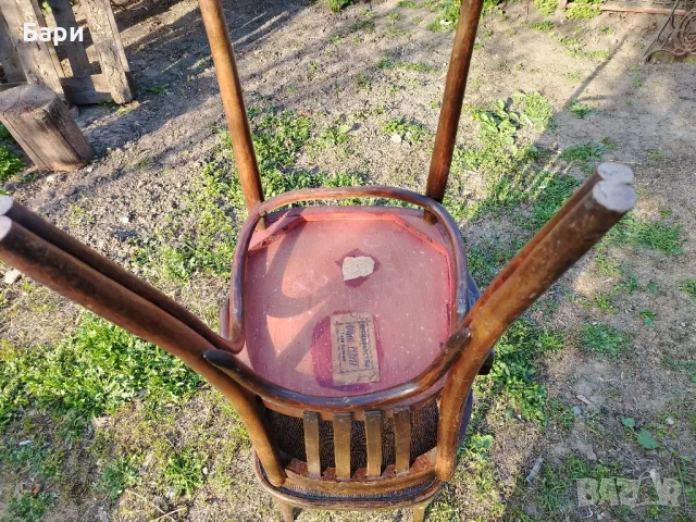 Стар виенски стол,столове, снимка 9 - Столове - 49031563