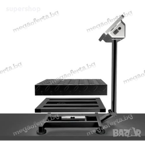 Електронен търговски кантар до 350кг. с голяма платформа, снимка 3 - Везни - 51651620