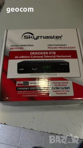 Цифров ефирен HD приемник STB SKYMASTER MPEG4 DVB-T/T2, снимка 1 - Приемници и антени - 47191625