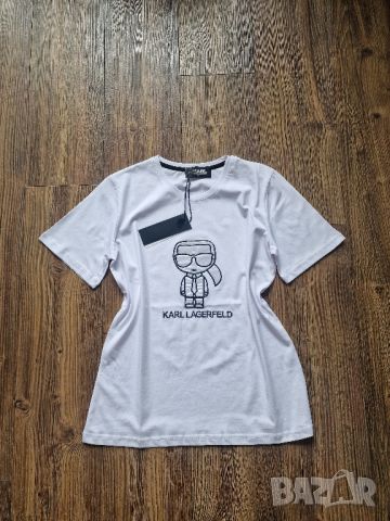 Страхотна дамска тениска KARL LAGERFELD нова с етикет, размер S / M ,L , XL, 2XL , снимка 1 - Тениски - 46049516