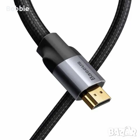 HDMI кабел BASEUS 4K HD с дължина 1m, снимка 2 - USB кабели - 48207191