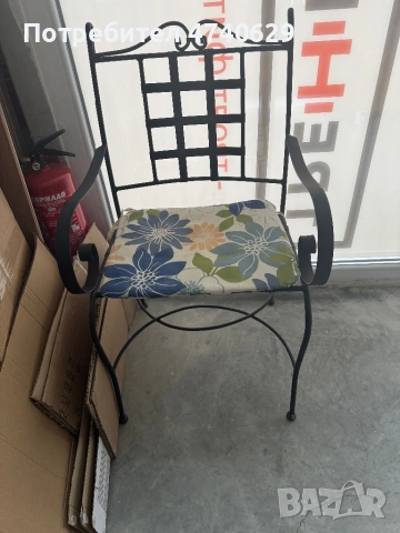 Комплект мебели от ковано желязо , снимка 3 - Маси - 53510098