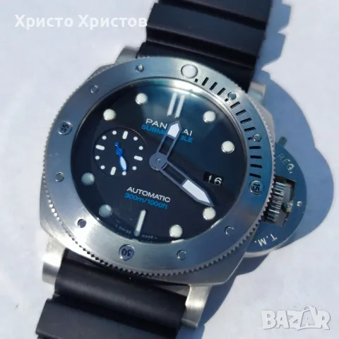 Мъжки луксозен часовник Panerai Submersible , снимка 6 - Мъжки - 47189628