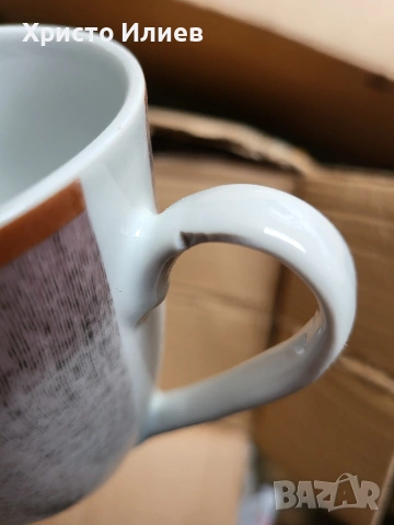 Комплект за хранене от порцелан van Well Ella 24 части Комплект чинии сервиз, снимка 7 - Сервизи - 53227927