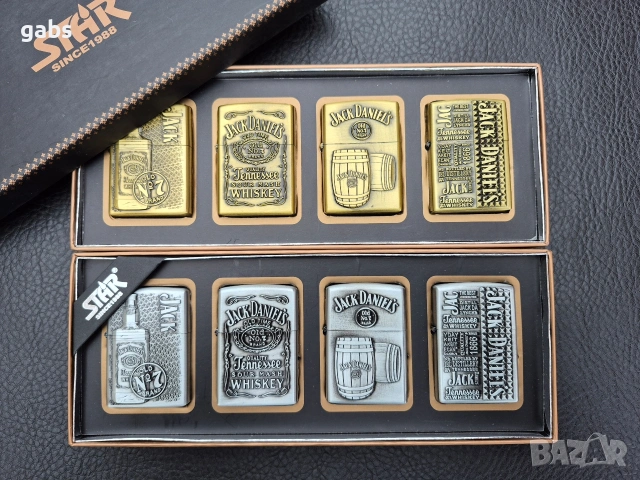 Комплект бензинови запалки Jack Daniel's, два цвята, снимка 10 - Запалки - 53176865