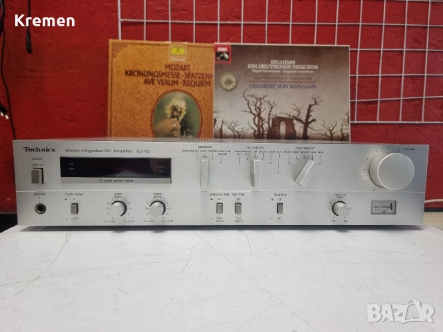 Усилвател TECHNICS SU-V3, снимка 2 - Ресийвъри, усилватели, смесителни пултове - 52561971
