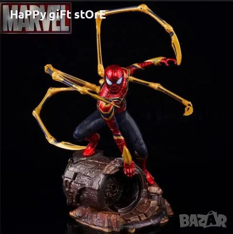 Статуетка Marvel: Спайдър-Мен - Spider Man (hero Collection), екшън фигура 24 cm , снимка 2 - Фигурки - 46481457