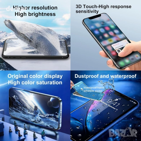 LCD екран за iPhone 11 6.1 инча (A2111, A2223, A2221),3D Touch дигитайзер,пълен комплект инструменти, снимка 7 - Тъч скрийн за телефони - 53960382