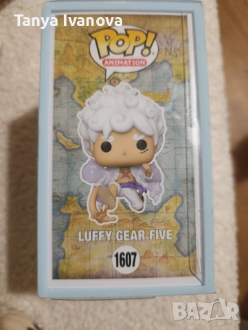 Фигурка на Funko pop LUFFY GEAR FIVE със кутия светеща в тъмното., снимка 4 - Фигурки - 53712459