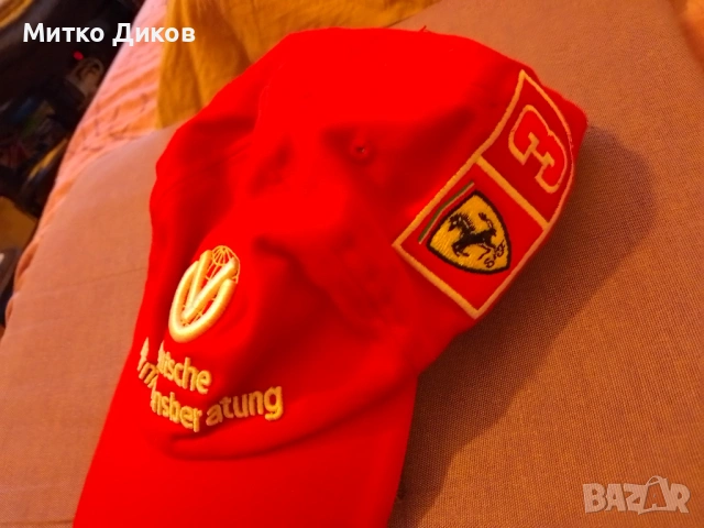 Ferrari маркова бейзболна шапка Михаел Шумахер нова, снимка 8 - Шапки - 53527436