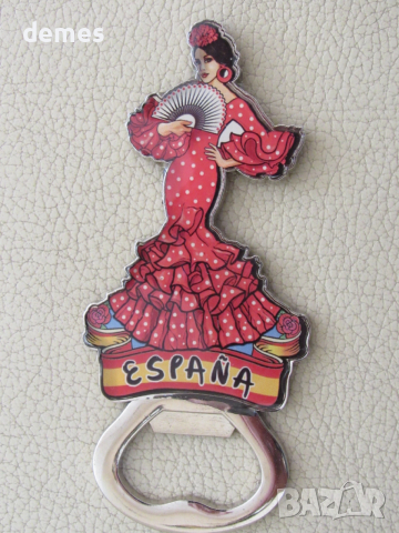 Метален магнит-отварачка от Испания, снимка 3 - Колекции - 53864903
