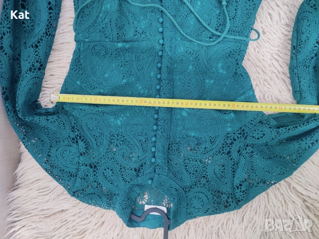 Къса дамска дантелена рокля, снимка 5 - Рокли - 52433770