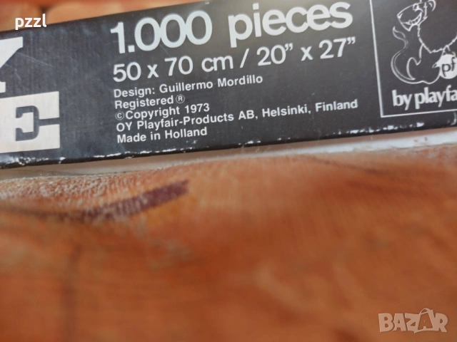 Пъзел "Mad Mordillio Party” Playfair 1973г. 1000 части, снимка 4 - Пъзели - 53698777