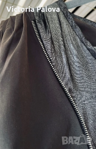 Ефектна дизайнерска рокля ULDAHI цвят mocha, снимка 6 - Рокли - 53013023