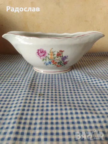 стара порцеланова сосиера, снимка 3 - Други - 50074282