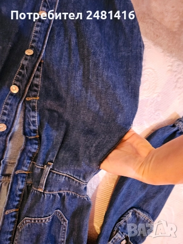 Дамска дънкова рокля , снимка 5 - Рокли - 52599231