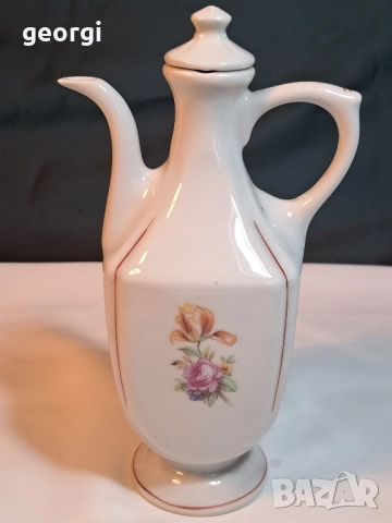 българска порцеланова каничка за ракия 27/5