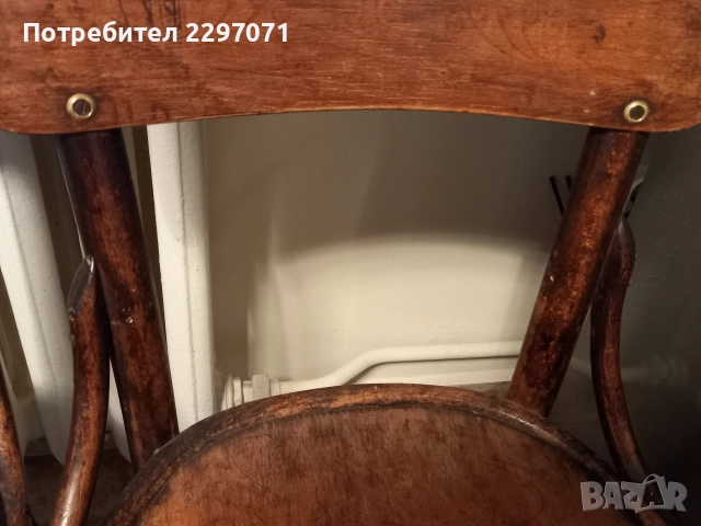Стари виенски столове, снимка 4 - Столове - 52661719