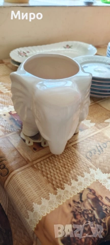 Порцеланов Слон, снимка 2 - Статуетки - 53839438