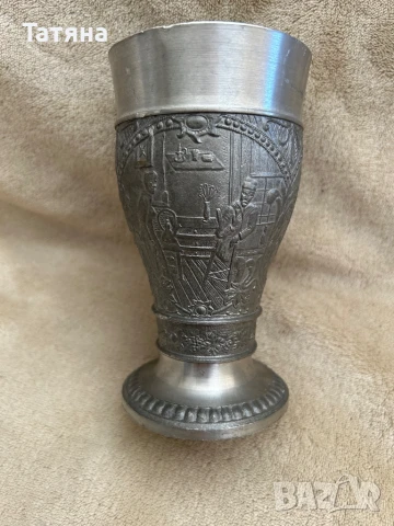 Чаша от калай 92% , снимка 2 - Декорация за дома - 50682106