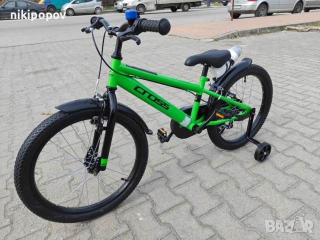 CROSS Велосипед 20" PATROL зелен, снимка 7 - Велосипеди - 53830618