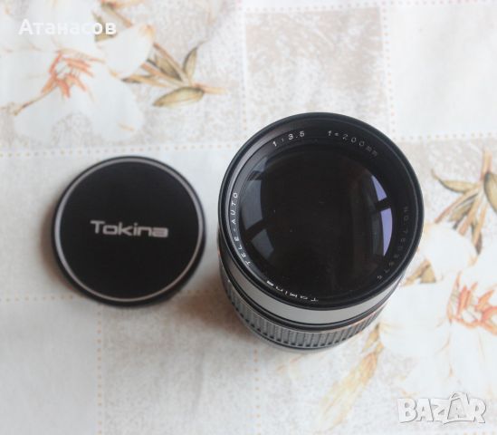 Обектив Tokina 200mm 1:3.5 за Canon FD, снимка 2 - Обективи и филтри - 45775869