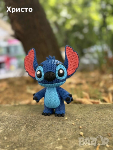 Фигурки Stitch и Angel с въртяща глава, снимка 2 - Други - 52337455