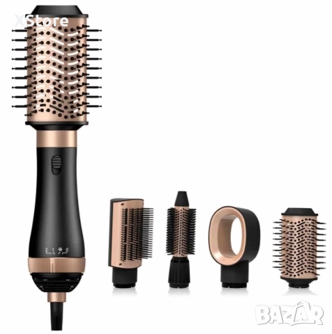 Четка сешоар мултистайлър 4в1 Lexical LAS-5204, снимка 3 - Сешоари - 52592946