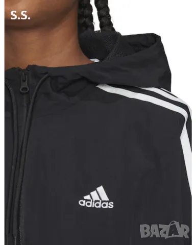 Ново! Черно яке /ветровка/ Adidas Sportswear, снимка 4 - Якета - 48659573