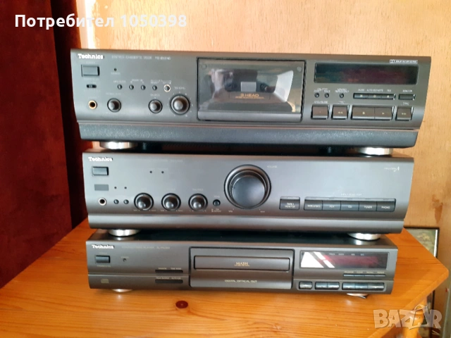 Перфектен сет Technics - Триглав дек - усиловател и сиди плеър, снимка 9 - Ресийвъри, усилватели, смесителни пултове - 53669895