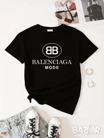 Дамска тениска Balenciaga, снимка 2 - Тениски - 48614891