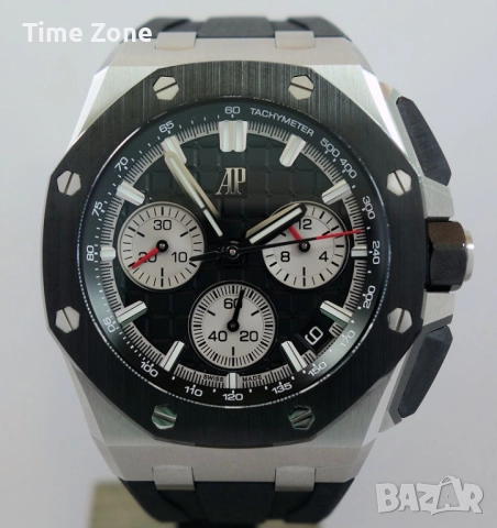 Audemars Piguet Royal Oak Offshore Chronograph 43mm Steel Blue Dial, снимка 17 - Мъжки - 52998647