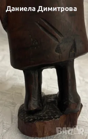 Дървена статуетка, снимка 10 - Статуетки - 50429225