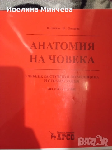 Анатомия на човека,овчаров