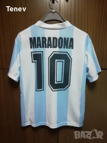 Аржентина Марадона 1986 футболна тениска фланелка размер S Maradona Argentina 