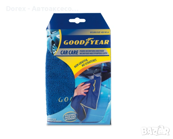 Многофункционална микрофибърна кърпа почистване на замърсявания 40 x 40 cm Goodyear