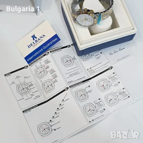 Швейцарски мъжки ръчен часовник Delbana , снимка 6 - Мъжки - 49763010