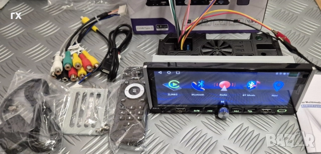 6.9" Android Мултимедия за кола 1 DIN - 4GB+64G, CarPlay, Android , снимка 7 - Аксесоари и консумативи - 52998826
